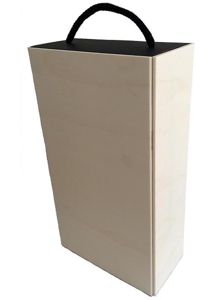 Caja de Madera para 2 Botellas
